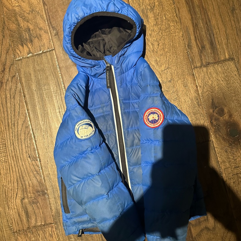 Kids Canada goose authentic pbi jacket